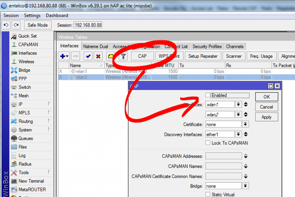 Wi-Fi Mikrotik